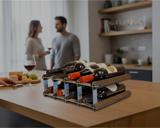 8 bottle wine rack by Fine Wine Racks
